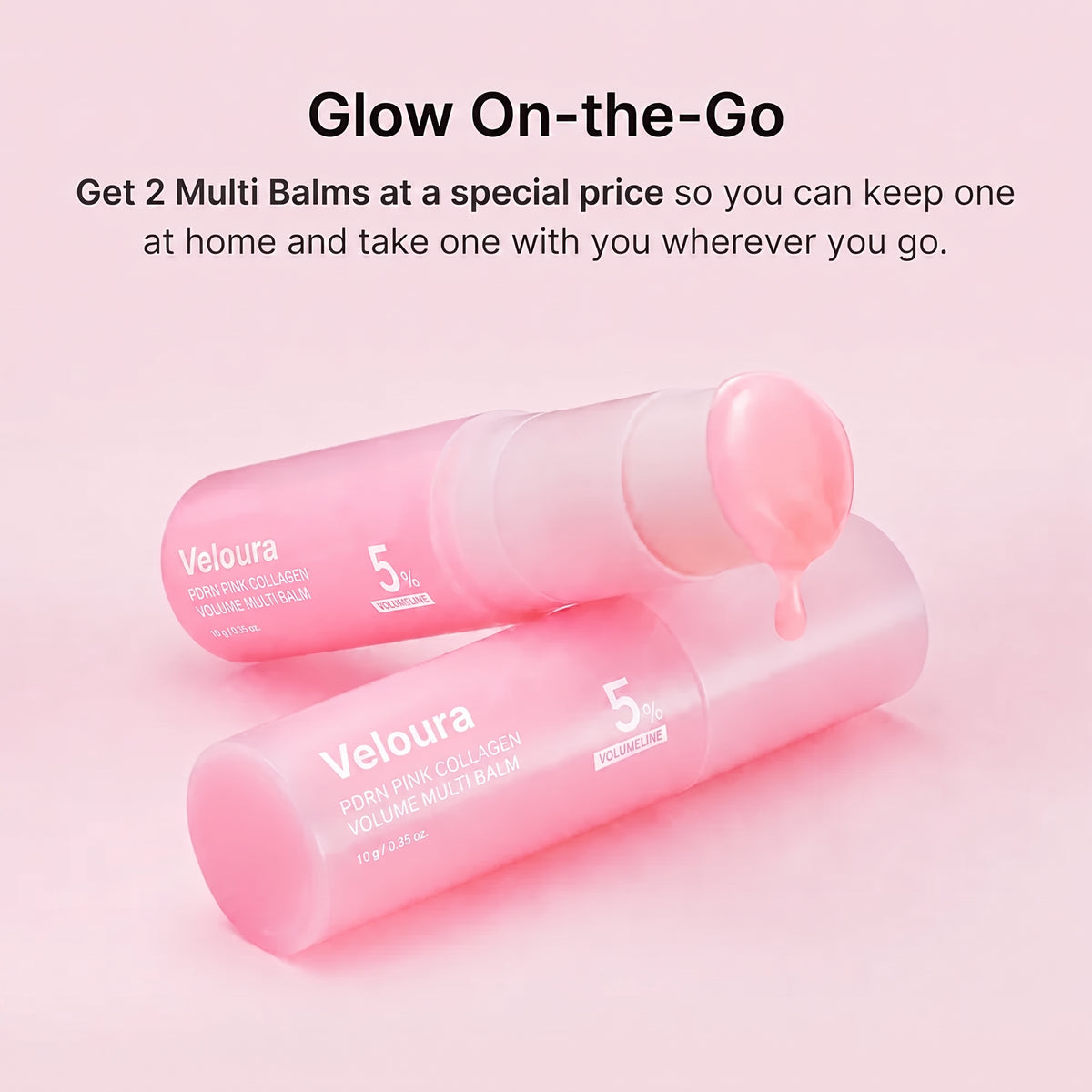 💜LAST DAY - BUY 1 GET 1 FREE💜Pink Collagen Volume Multi Balm